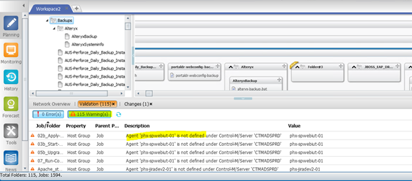 Validation Warnings Details