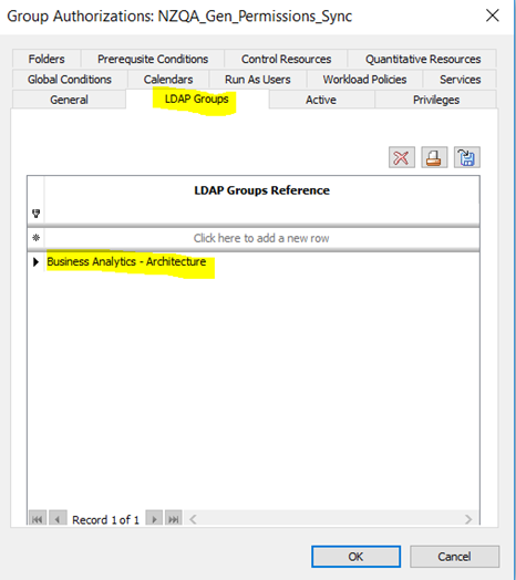 Service Tab Details