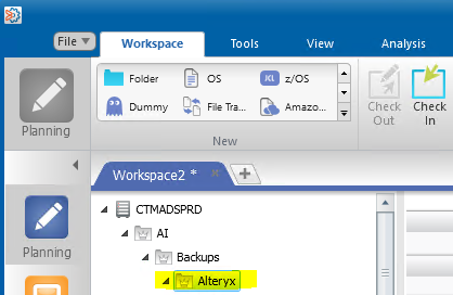 Expand Existing Folder